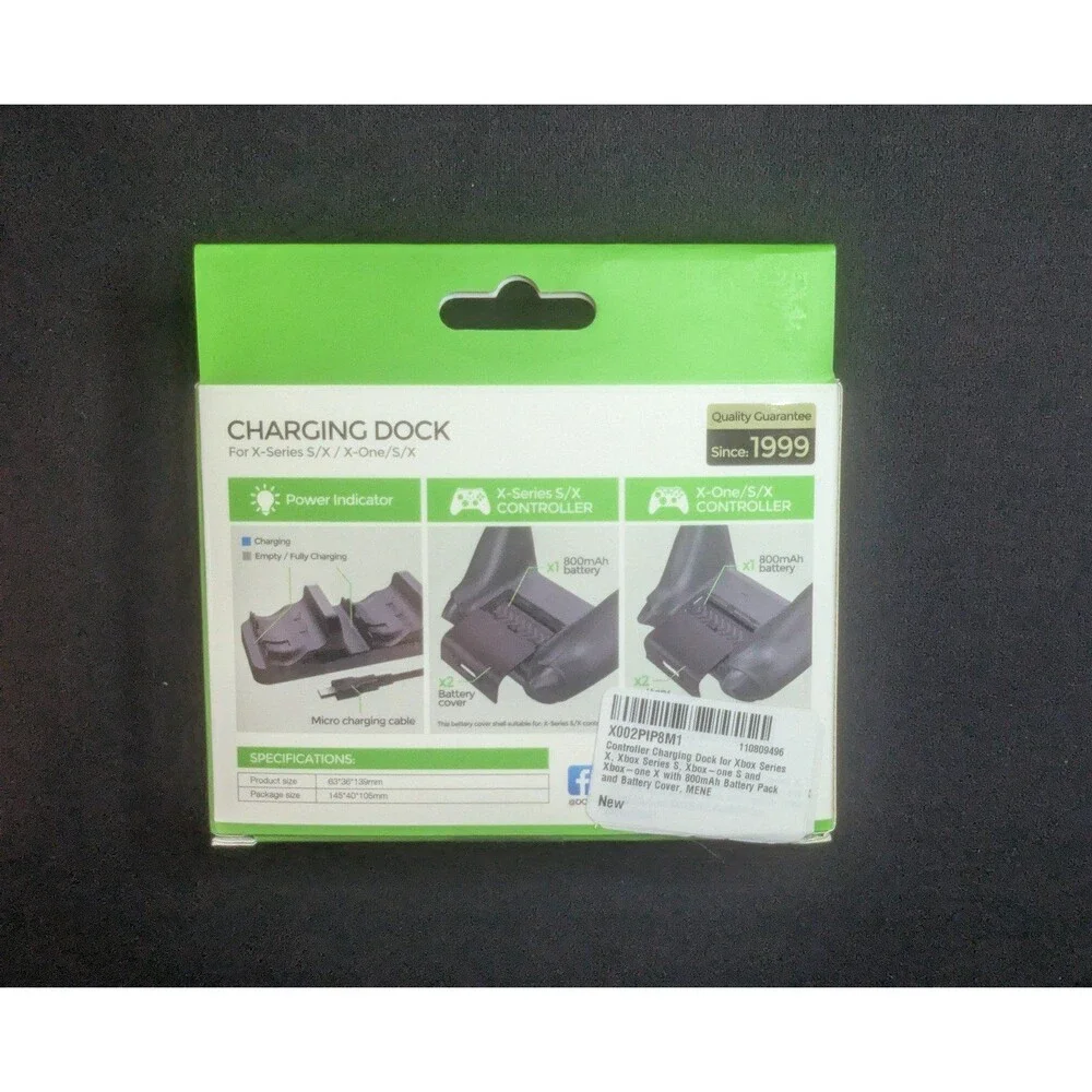Dual Charging Dock with Battery Packs